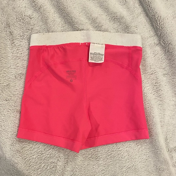 Nike Hot Pink/Black/White Spandex Shorts - Picture 4 of 5